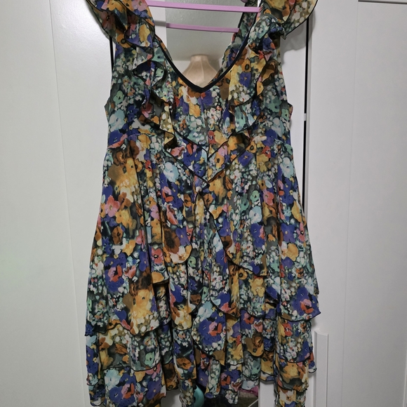 H&M Dresses & Skirts - H&M Collaboratiob Floral Ruffle Dress